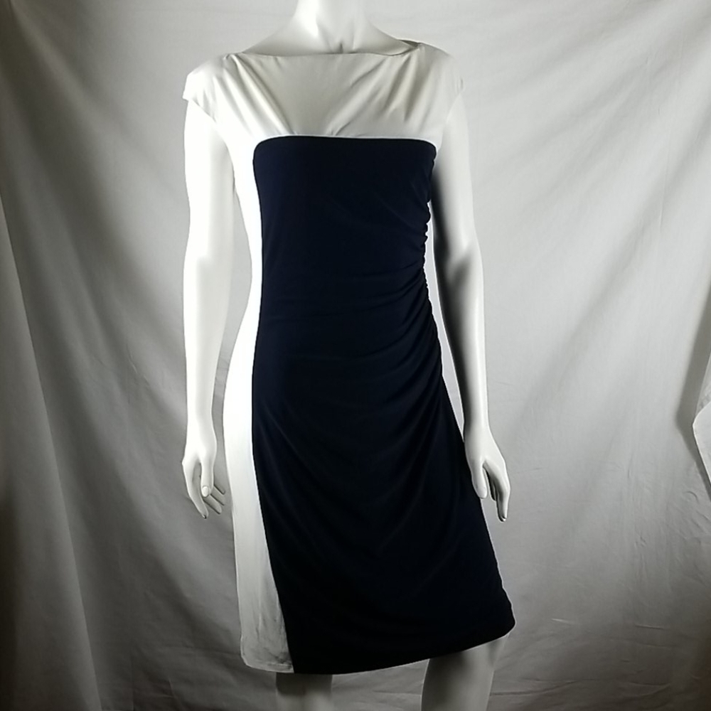 Ralph Lauren  Blue&White sheath dress